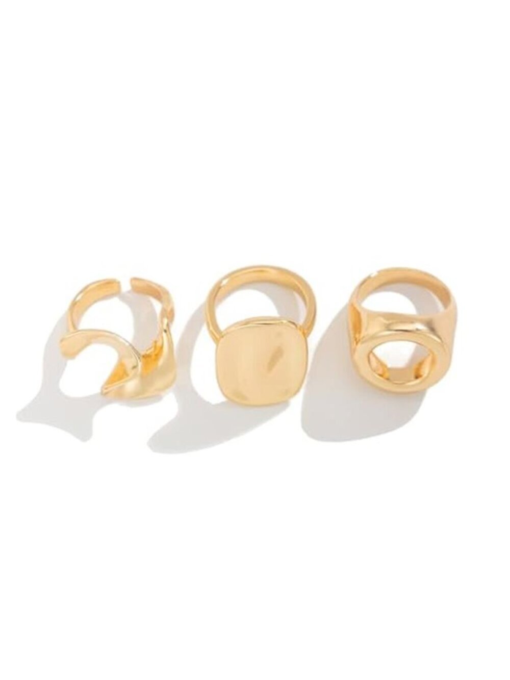 Vintage Gold Stacking Rings - Picture 2 of 2